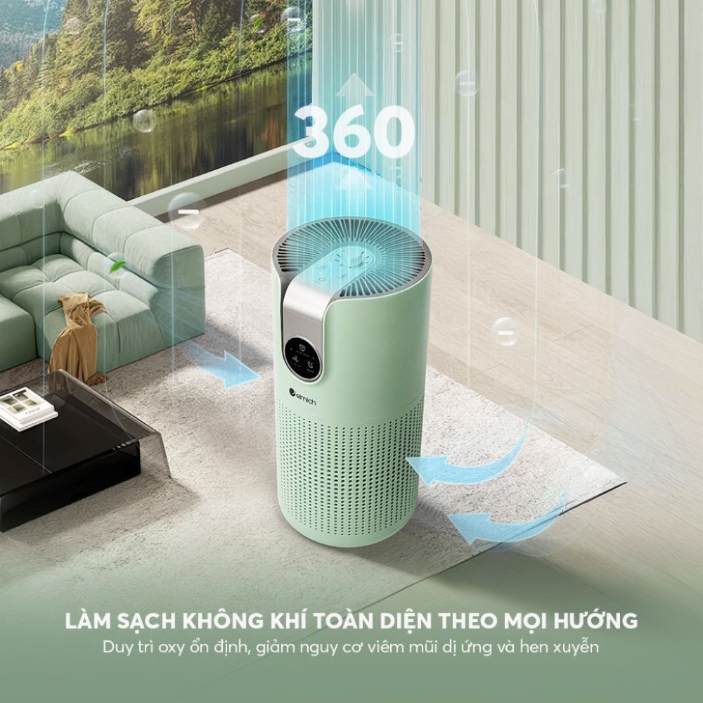 Làm sạch không khí toàn diện, bảo vệ sức khỏe người tiêu dùng