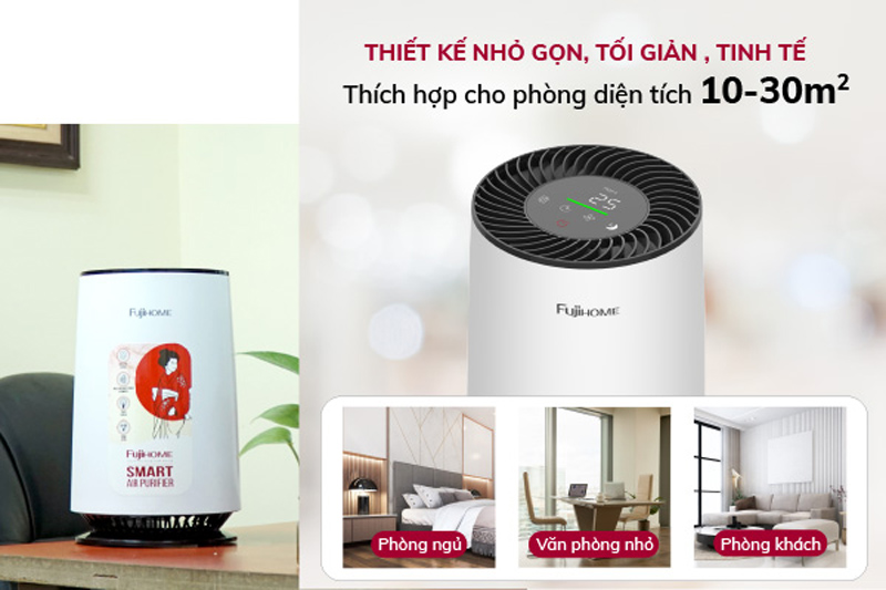 Thích hợp cho phòng diện tích từ 10m2 - 30m2.