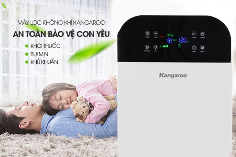 Máy lọc không khí Kangaroo KG40AP - Hàng chính hãng