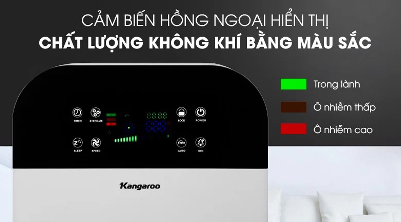 Máy lọc không khí Kangaroo KG40AP - Hàng chính hãng