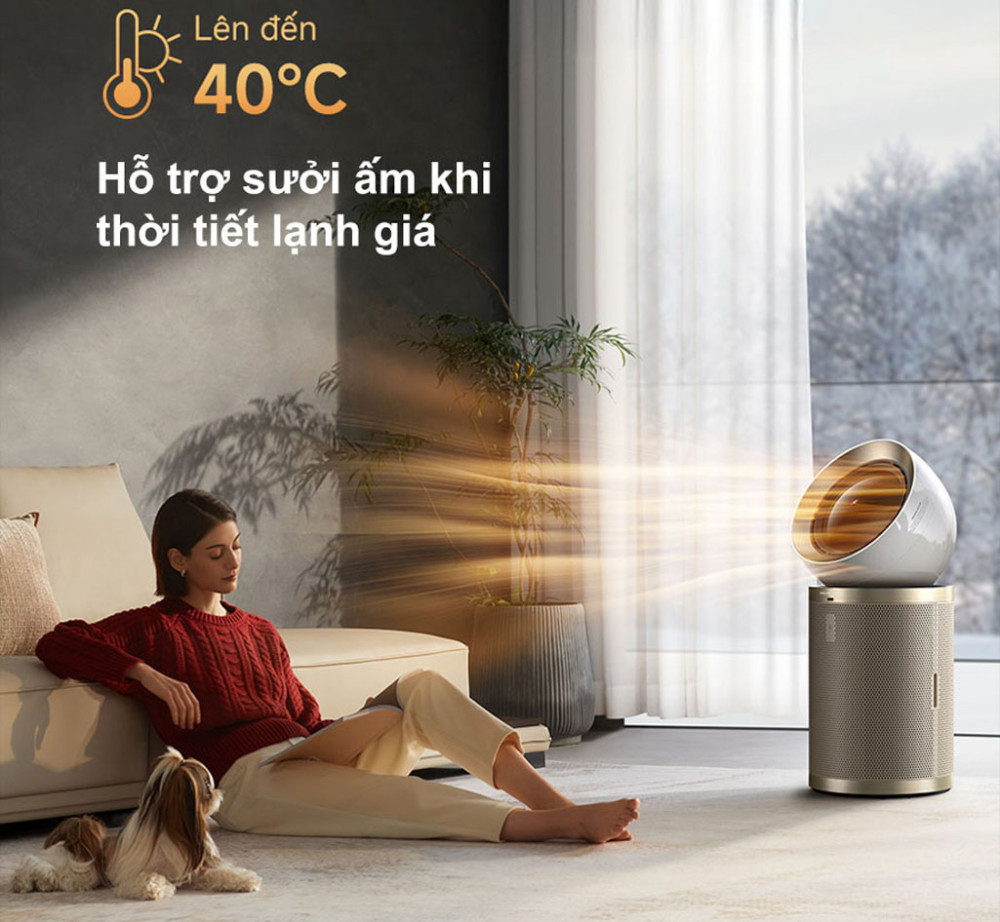 Máy lọc không khí kèm sưởi ấm Dreame PM20 - Hàng chính hãng