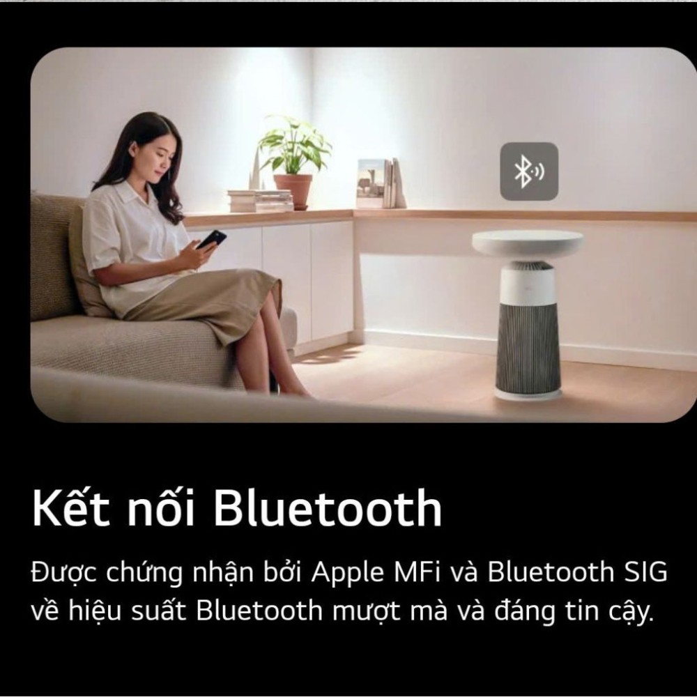 Máy lọc không khí kèm loa LG PuriCare Aero Speaker AS20GSHU0.ABAE - Hàng chính hãng