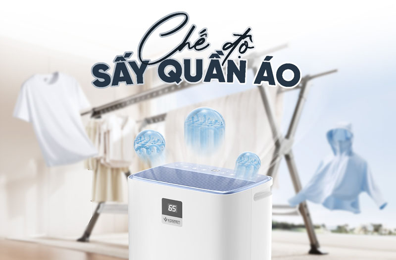 Máy lọc không khí kiêm hút ẩm Kosmen KM-30N - Hàng chính hãng
