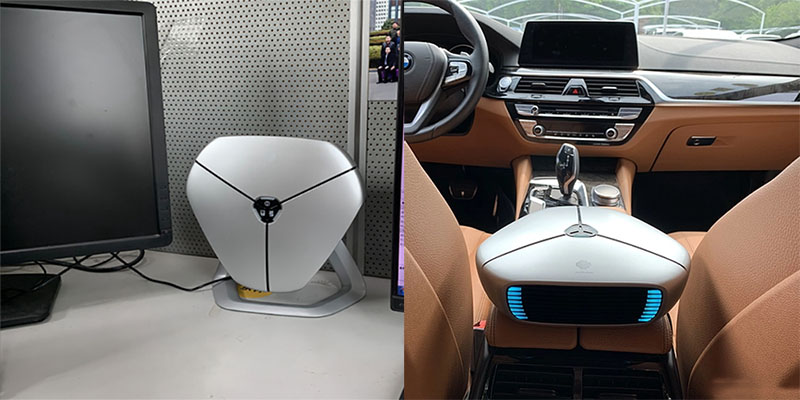 Lắp đặt của Máy lọc không khí ô tô AirProce AX90