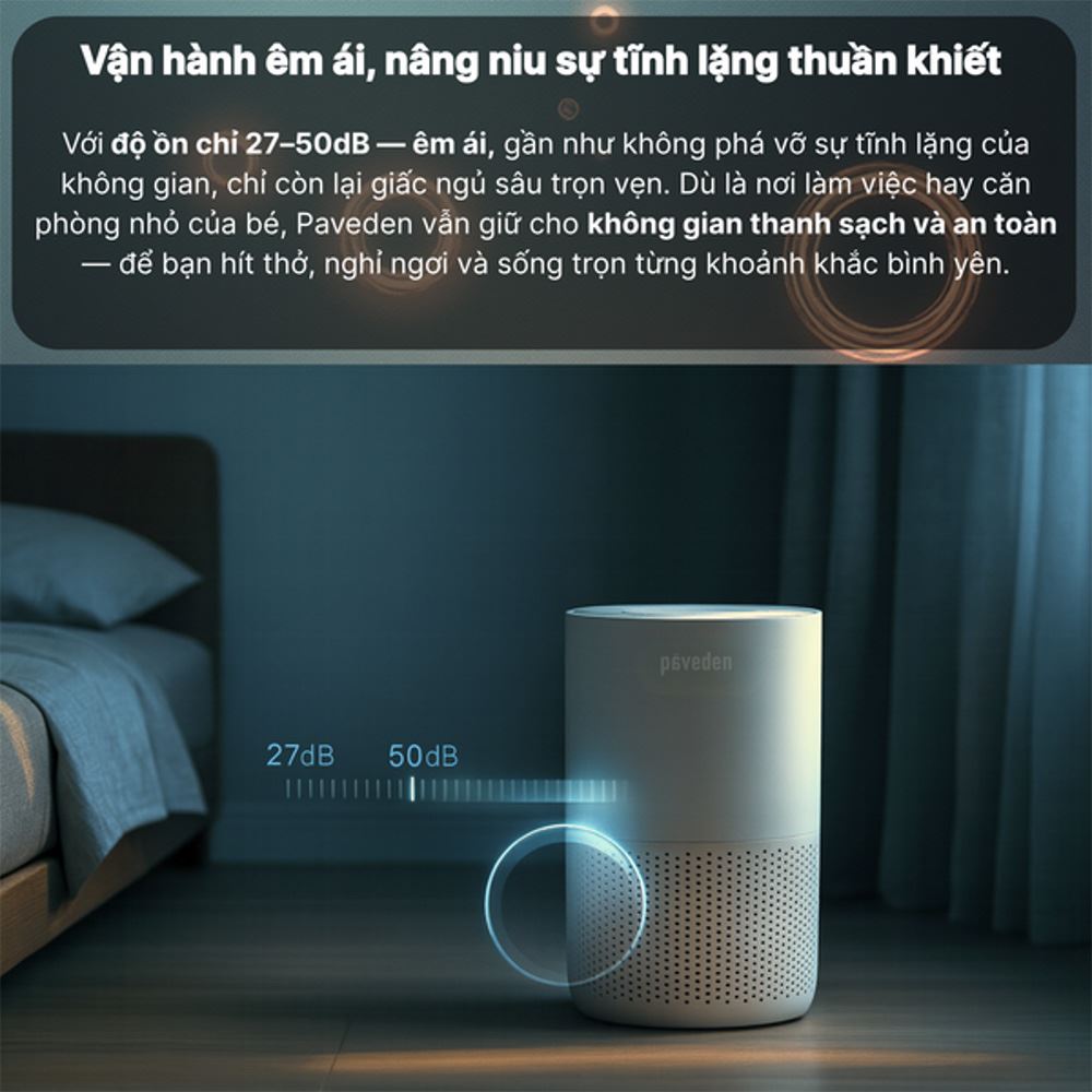 Máy lọc không khí Paveden PAP-M1133 - Hàng chính hãng