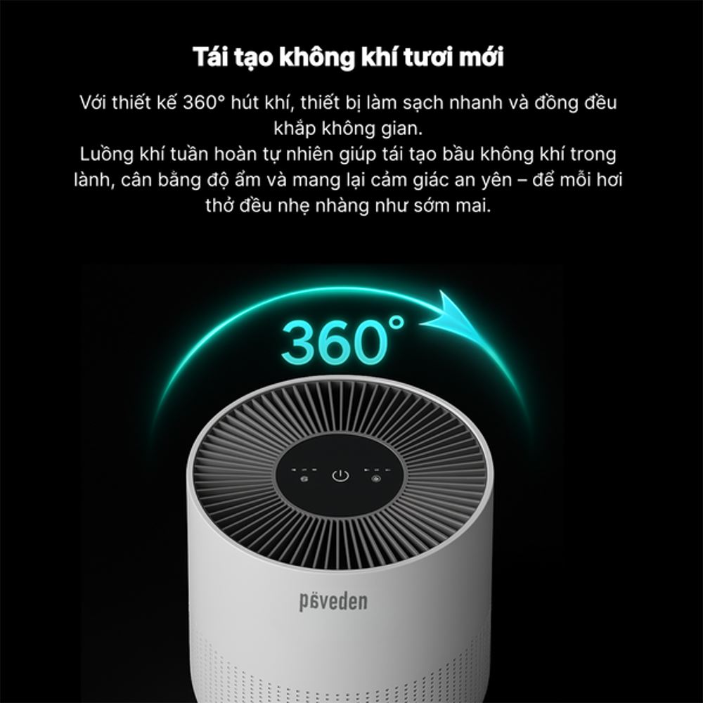Máy lọc không khí Paveden PAP-M1133 - Hàng chính hãng