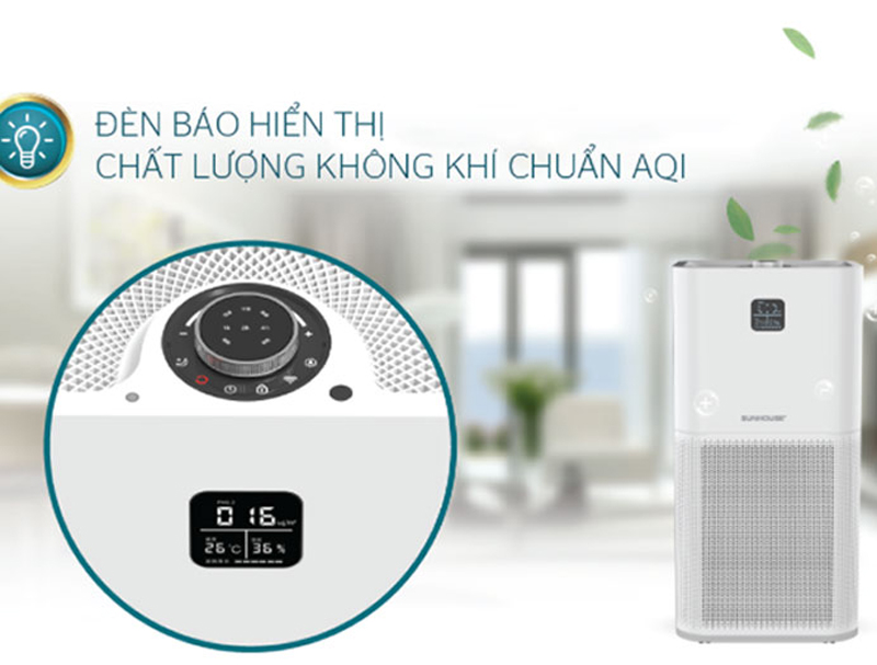 Máy lọc không khí Sunhouse SHD-60AP9760 - Hàng chính hãng