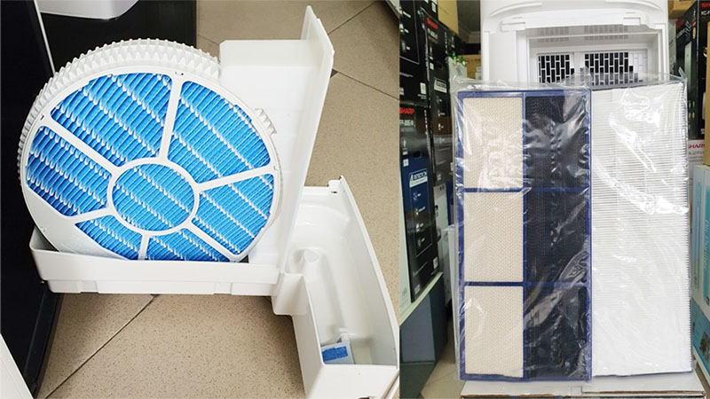 Máy lọc không khí tạo ẩm Sharp KI-L60V-W - Hàng chính hãng