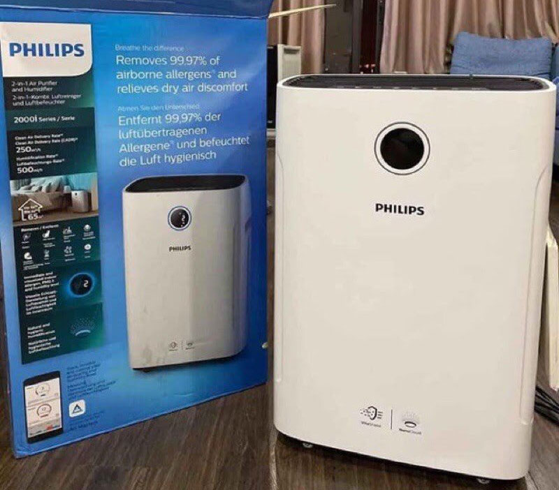 Máy lọc không khí và tạo ẩm Philips AC2721 - Hàng chính hãng