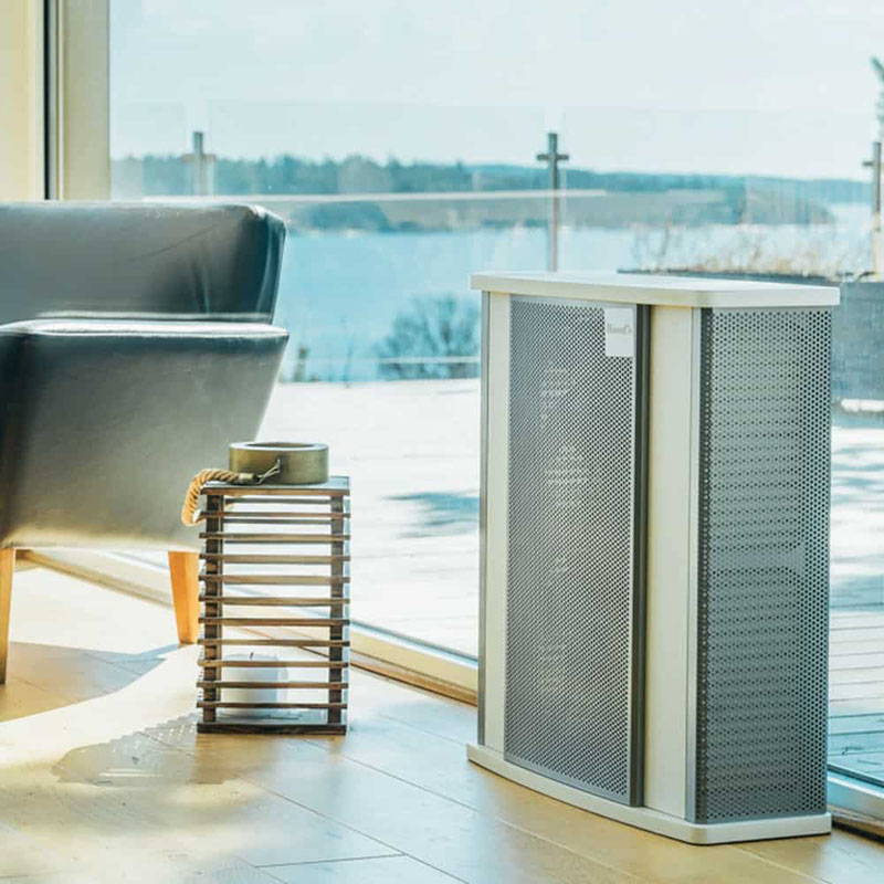 Phạm vi lọc dưới 60-80m² với lưu lượng gió lên từ 552 - 588 m3/giờ