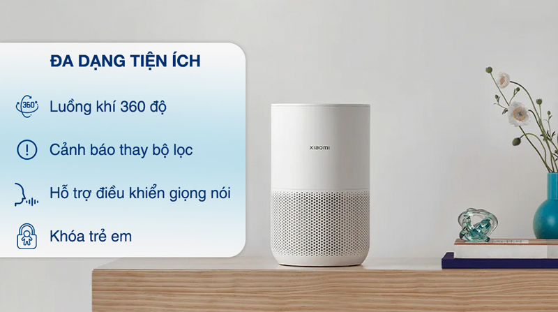 Máy lọc không khí Xiaomi Air Purifier 4 Compact - Hàng chính hãng