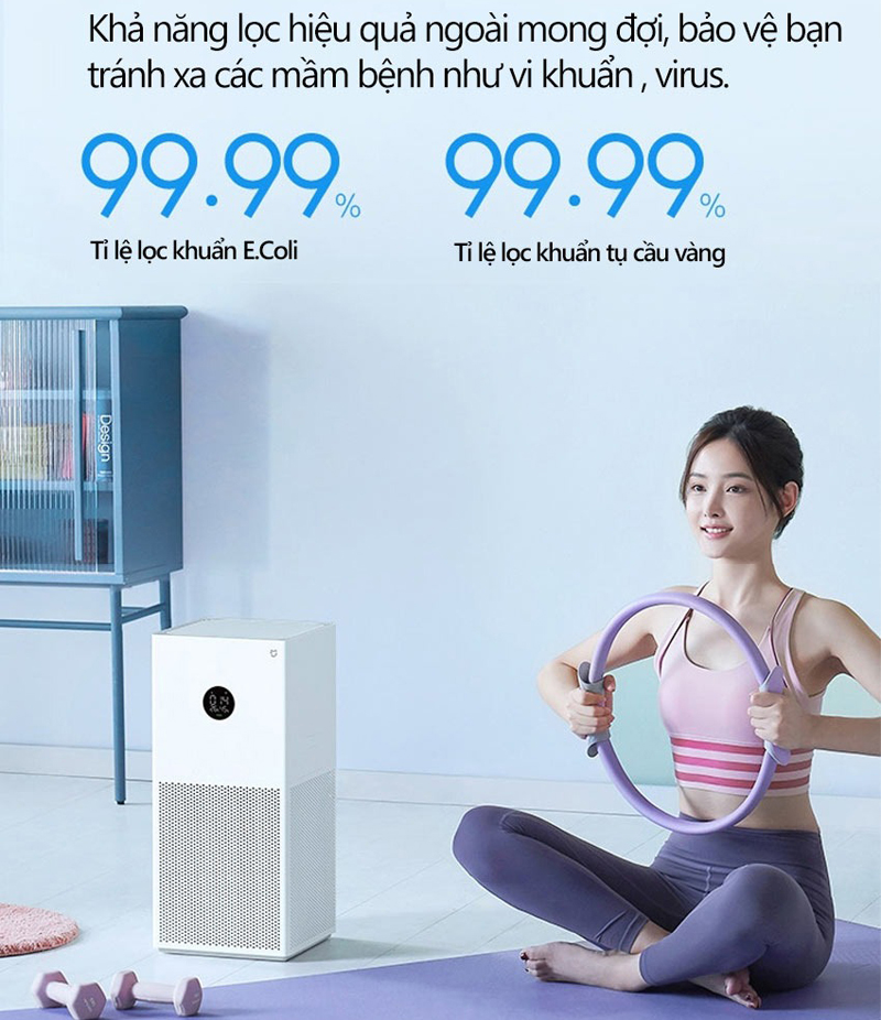 Máy lọc không khí Xiaomi AIR PURIFIER 4 LITE - Hàng chính hãng
