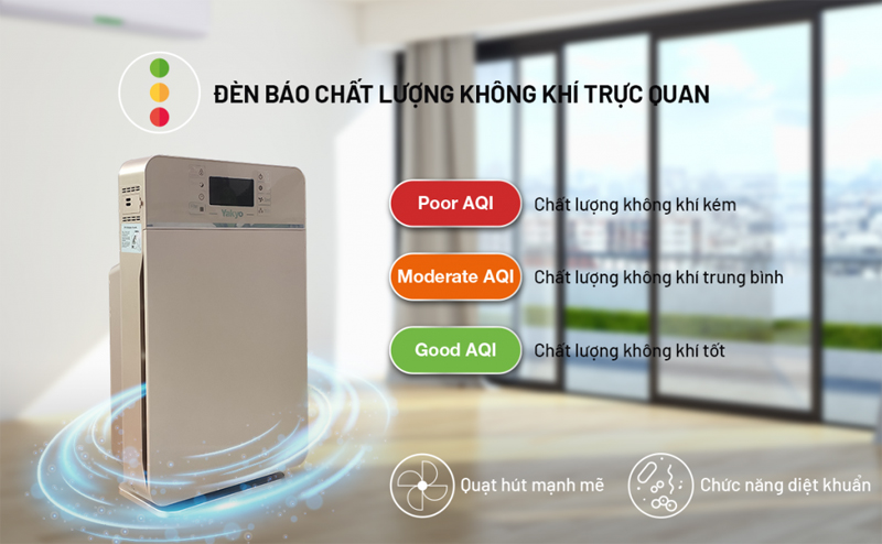 Máy lọc không khí Yakyo TP-361 - Hàng chính hãng