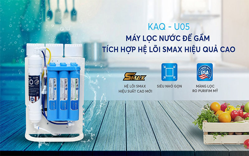 Máy lọc nước Karofi KAQ-U05 - Hàng chính hãng