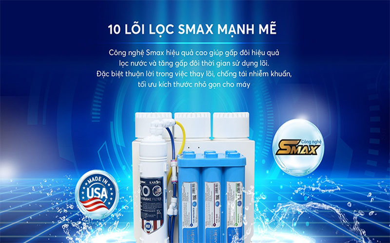 Máy lọc nước Karofi KAQ-U05 - Hàng chính hãng