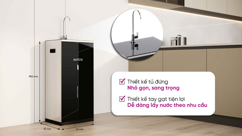 Máy lọc nước Mutosi MP-M68 - Hàng chính hãng