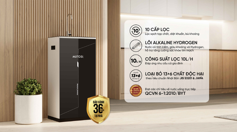 Máy lọc nước Mutosi MP-M68 - Hàng chính hãng