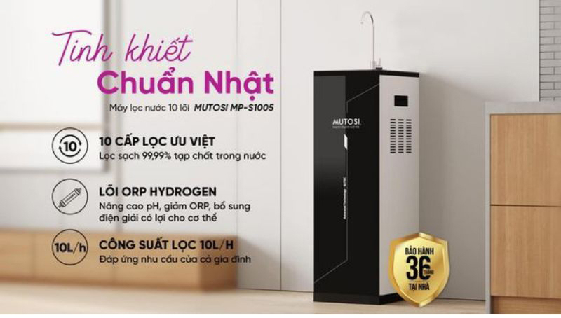 Máy lọc nước Mutosi MP-S1005 - Hàng chính hãng