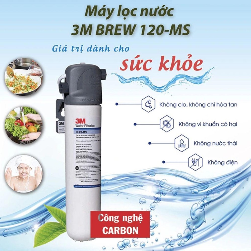 Máy lọc nước 3M BREW120-MS - Hàng chính hãng