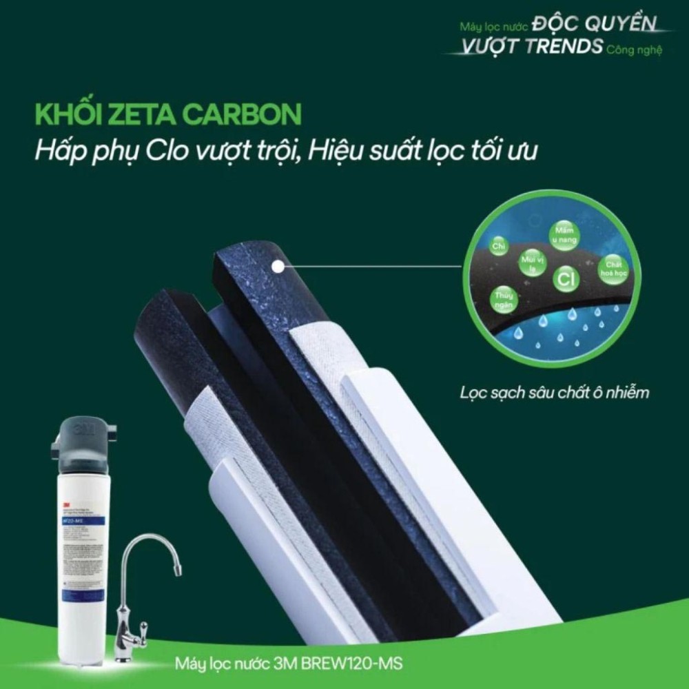 Máy lọc nước 3M BREW120-MS - Hàng chính hãng
