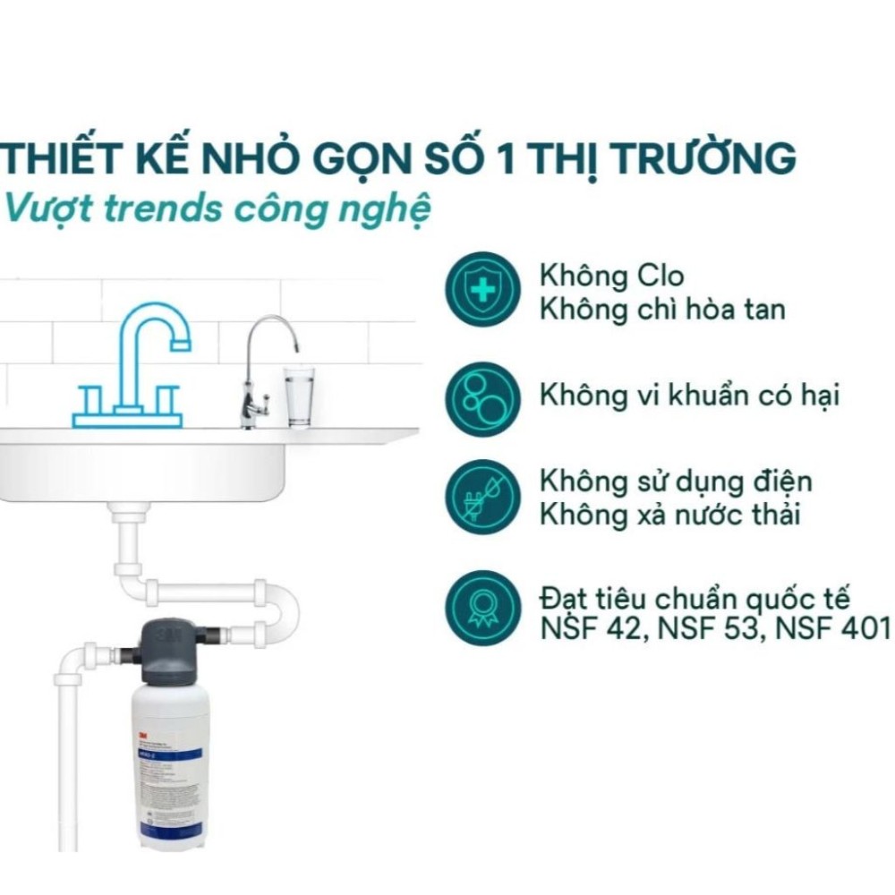 Máy lọc nước 3M ICE140S - Hàng chính hãng