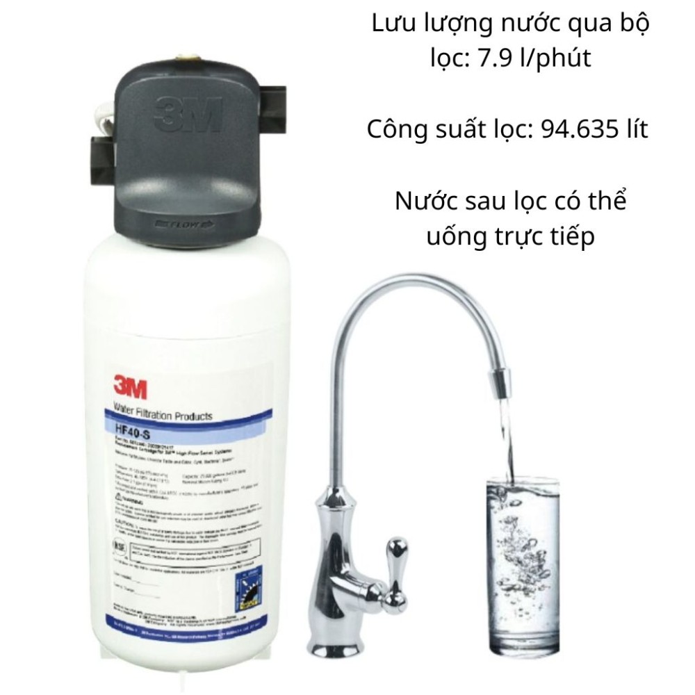 Máy lọc nước 3M ICE140S - Hàng chính hãng