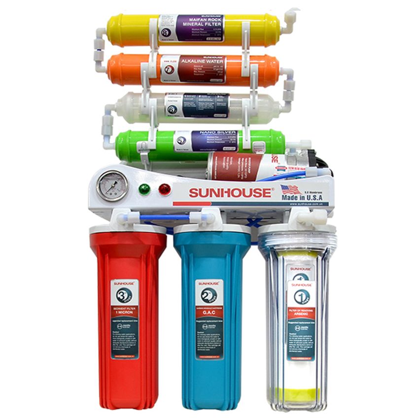 Máy lọc nước 8 lõi R.O Sunhouse SHR-8828B - Hàng chính hãng