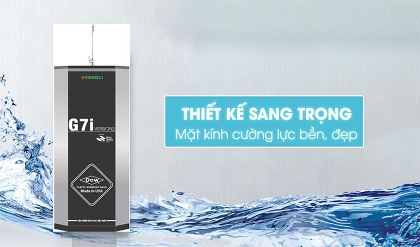 Máy lọc nước 9 cấp lọc Feroli G7i FRG39.21T - Hàng chính hãng