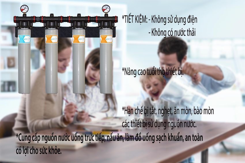 Máy lọc nước Chloramine Aquasana Pro-Series FS-HF4-D3M - Hàng chính hãng
