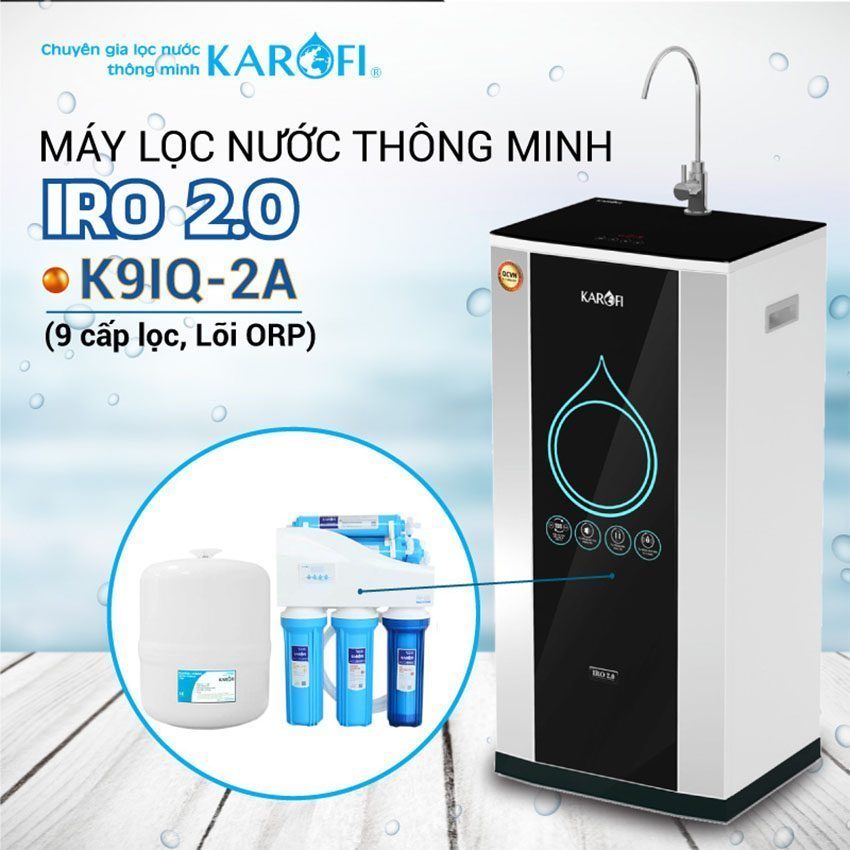 Máy lọc nước IRO Karofi K9IQ-2A - Hàng chính hãng