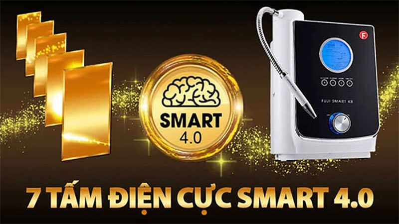 Máy lọc nước ion kiềm Fuji Smart K8 - Hàng chính hãng