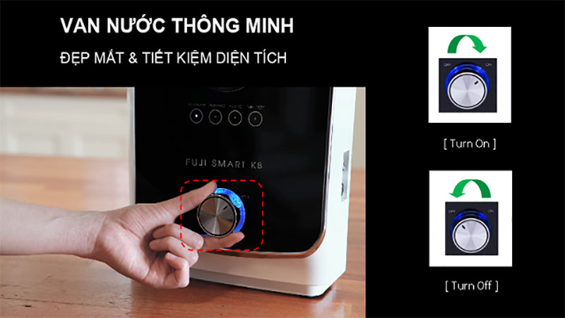 Máy lọc nước ion kiềm Fuji Smart K8 - Hàng chính hãng