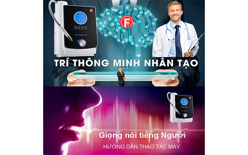 Máy lọc nước ion kiềm Fuji Smart K8 - Hàng chính hãng