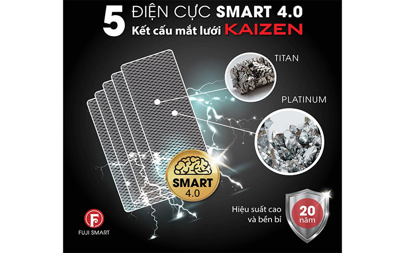 Máy lọc nước ion kiềm Fuji Smart P8 Home - Hàng chính hãng