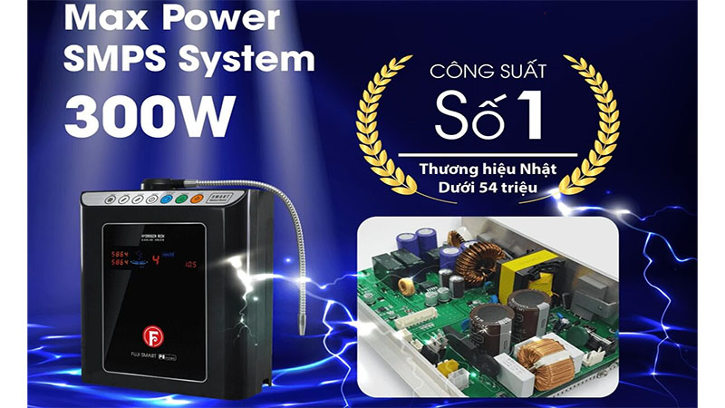 Máy lọc nước ion kiềm Fuji Smart P8 Home - Hàng chính hãng