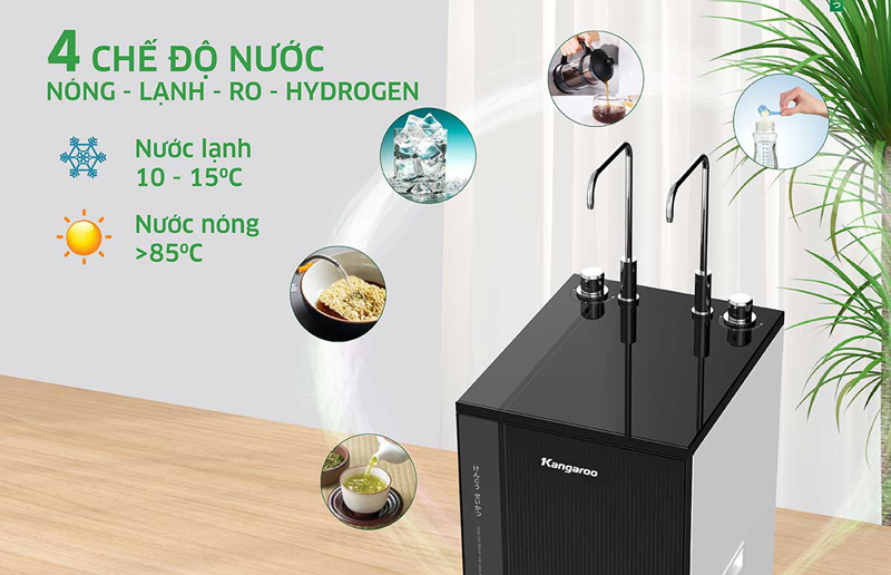 Máy lọc nước Kangaroo Hydrogen KG10A88 - Hàng chính hãng