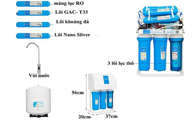 Máy lọc nước Karofi S-S137 - Hàng chính hãng