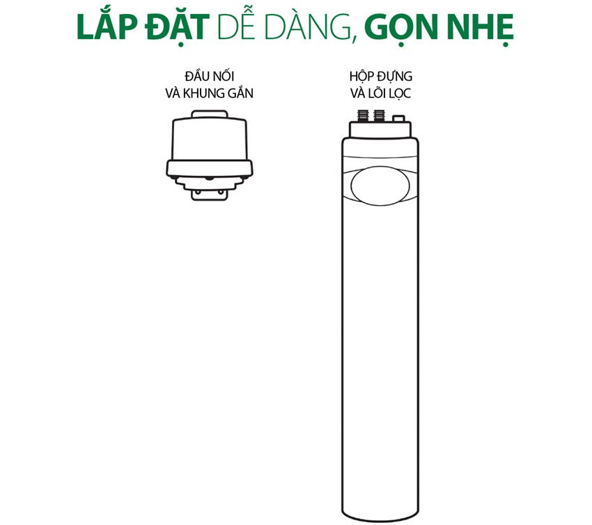 Máy lọc nước Micro Filter A.O.Smith AO-MF-ADV - Hàng chính hãng