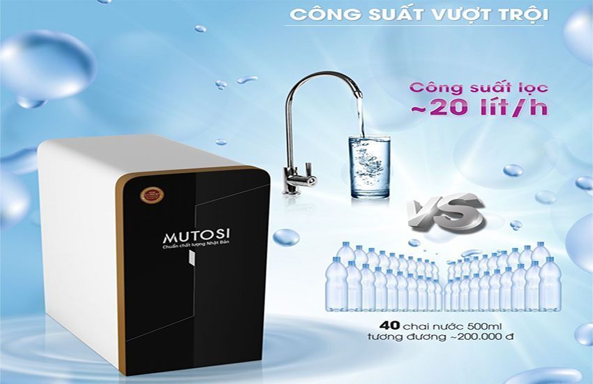 Máy lọc nước Mutosi MP-370U - Hàng chính hãng