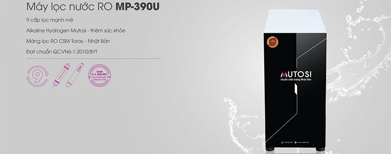 Máy lọc nước Mutosi RO MP-390U - Hàng chính hãng