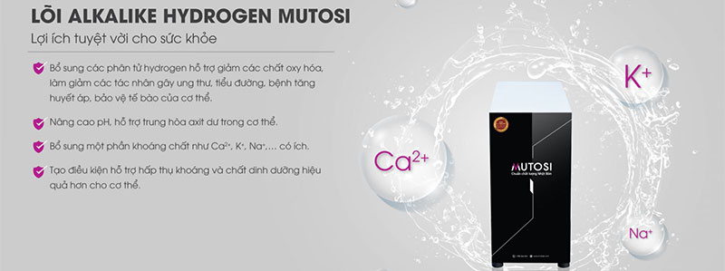 Máy lọc nước Mutosi RO MP-390U - Hàng chính hãng