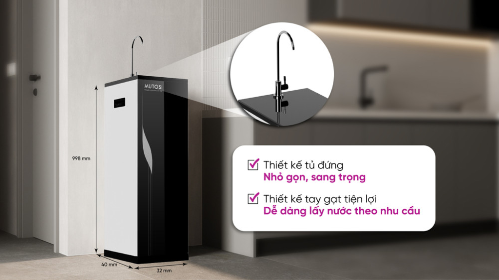Máy lọc nước Mutosi MP-S68 - Hàng chính hãng