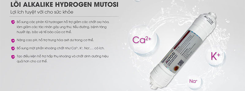Máy lọc nước Mutosi RO DOW Aqualast MP-790A - Hàng chính hãng