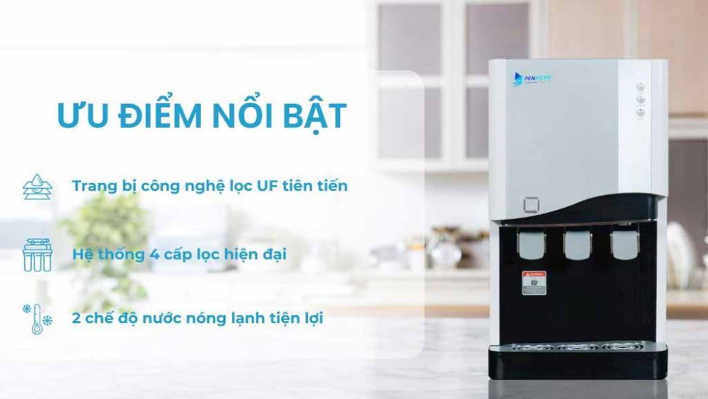 Máy lọc nước nóng lạnh PenHome PHV-W2904-3C - Hàng chính hãng