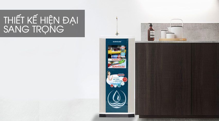 Máy lọc nước R.O 10 lõi lọc Sunhouse SHR88210K - Hàng chính hãng