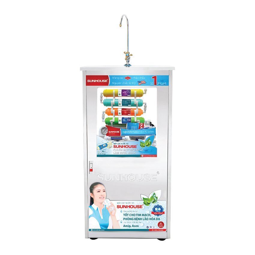 Máy lọc nước R.O 7 lõi lọc Sunhouse SHR8537B - Hàng chính hãng