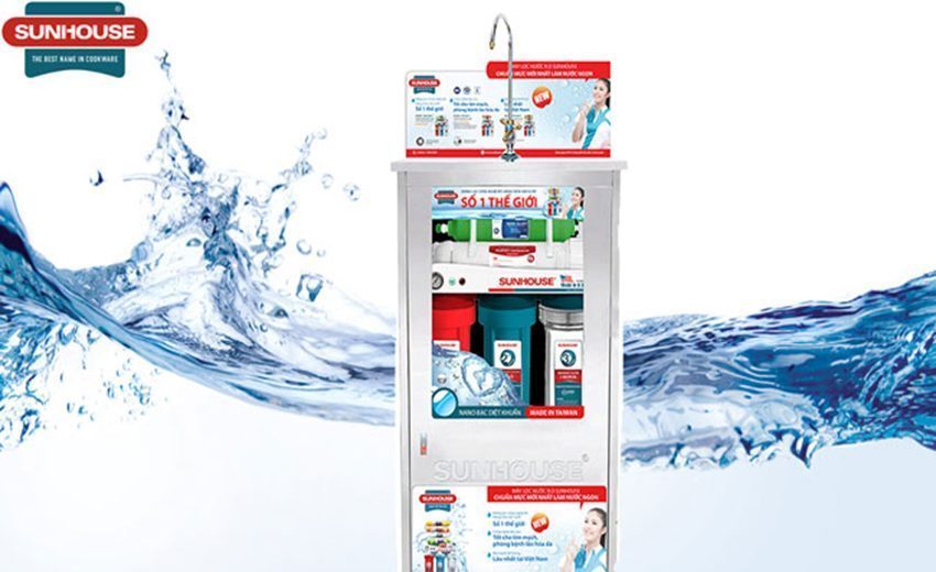 Ứng dụng của máy lọc nước R.O 7 lõi lọc Sunhouse SHR8827B