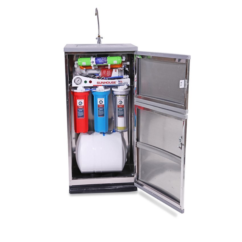 Máy lọc nước R.O 7 lõi lọc Sunhouse SHR8837B - Hàng chính hãng