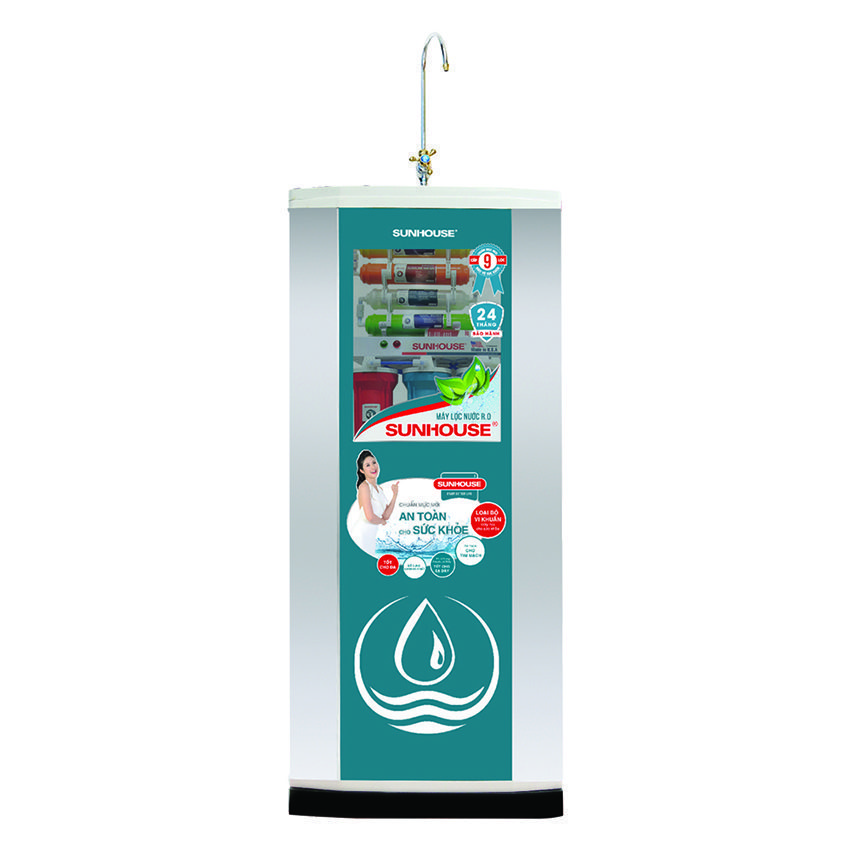 Máy lọc nước R.O 9 lõi lọc Sunhouse SHR8839K - Hàng chính hãng