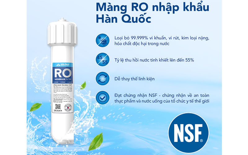 Máy lọc nước RO tủ đứng Hòa Phát HPR559 - Hàng chính hãng